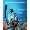 VEVOR Scuba Tank, 0.5L Portable Scuba Diving Tank, Diving Oxygen Cylinder Supports 5-10 Minutes Underwater Breathing, 98.43 ft Diving Depth