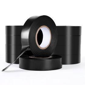 VEVOR 600V Electrical Tape, 10 Rolls, 3/4 in x 66 ft General Purpose PVC Insulating Wire, 0 to 221 F Flame Retardant, Waterproof, Secure Adhesion