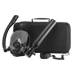 VEVOR Scuba Tank, 0.5L Portable Scuba Diving Tank, Diving Oxygen Cylinder Supports 5-10 Minutes Underwater Breathing, 98.43 ft Diving Depth