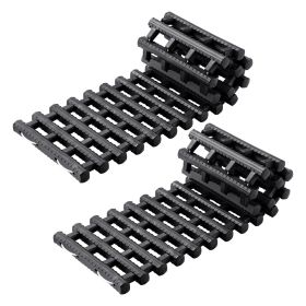 VEVOR 7 TON Traction Boards with TPR Material, Recovery Boards for Off-road Vehicles/Cars/Pickups/SUVs/RVs, Pair Tire Traction Mats on Snow, Sand