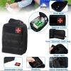 Universal Tactical Vehicle Back Seat Organizer with 3 Detachable Pouches