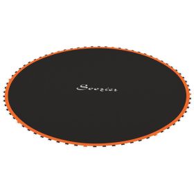 Trampoline Replacement Mat, Fits 14' Trampoline w/ 80 V-Hooks & 5.5" Springs (Spring & Frame not Included), Orange (Option: Orange-560x460x110 mm)