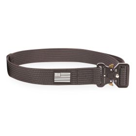 Tactical Nylon Belt - US Flag (Color: Black)